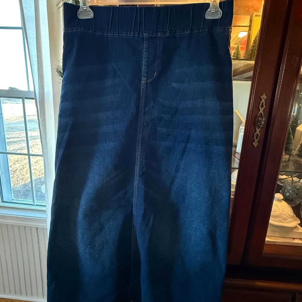 Maxi Denim Skirt - Picture 1 of 7